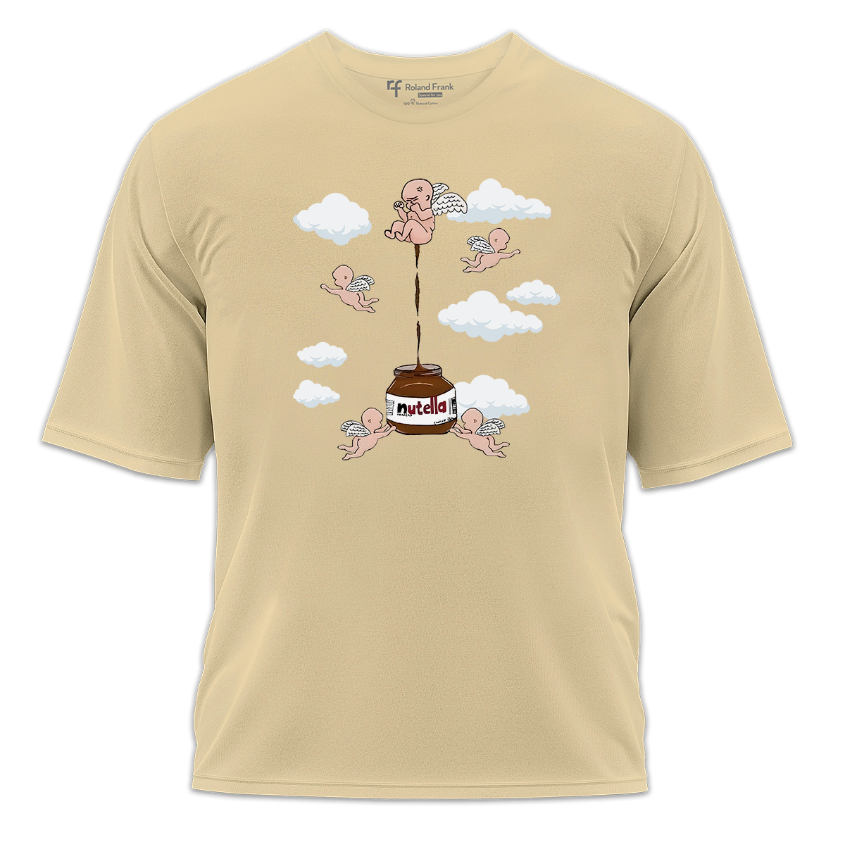 Nutella Baskılı Oversize Tişört