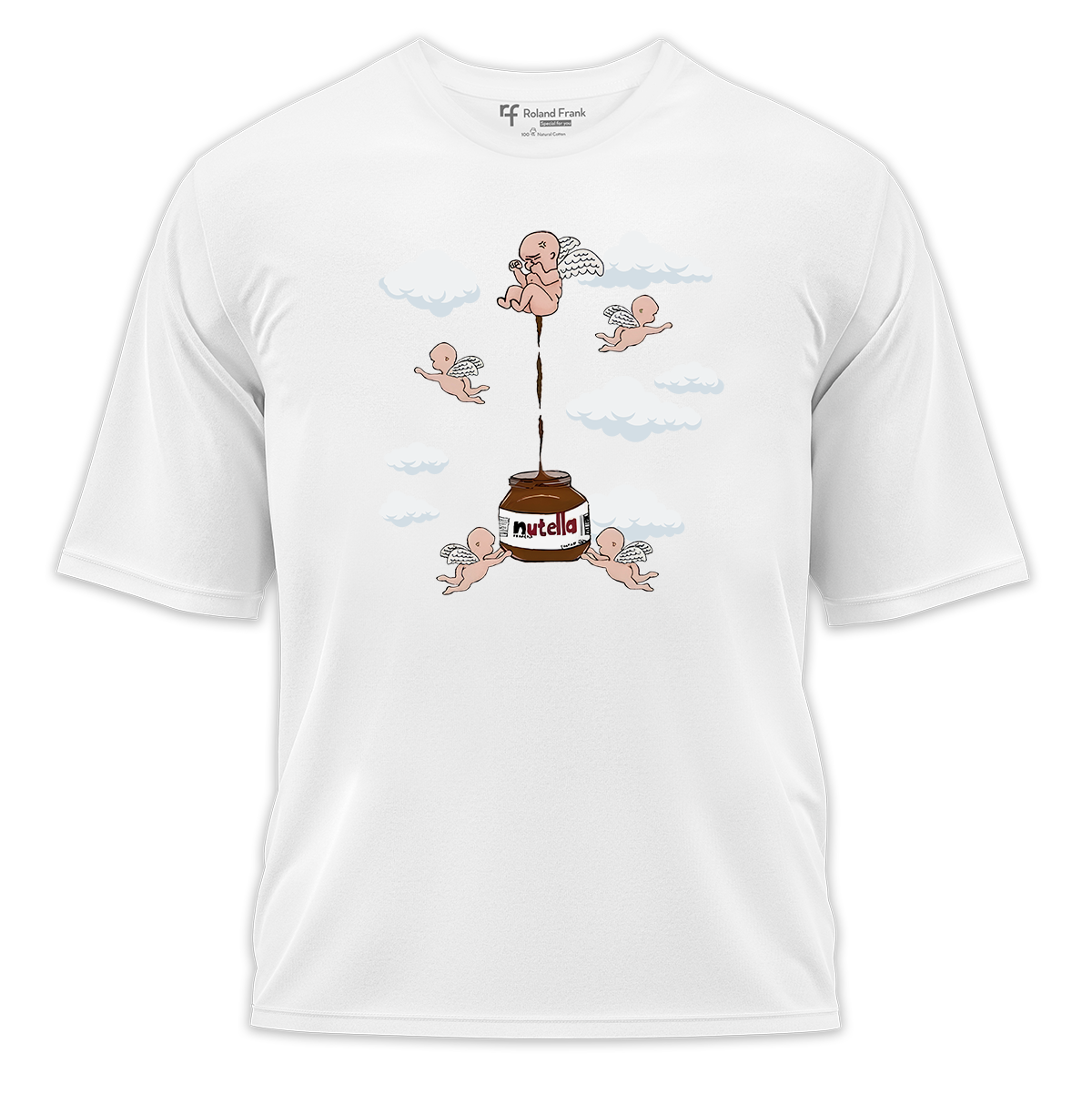 Nutella Baskılı Oversize Tişört