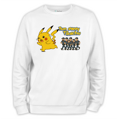 Run Away Pikachu Baskılı Regular Sweatshirt