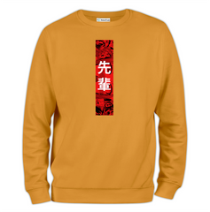 Senpai Baskılı Regular Sweatshirt
